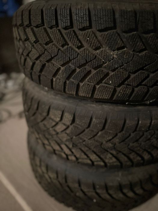 Зимний балон с дисками на бмв е 34