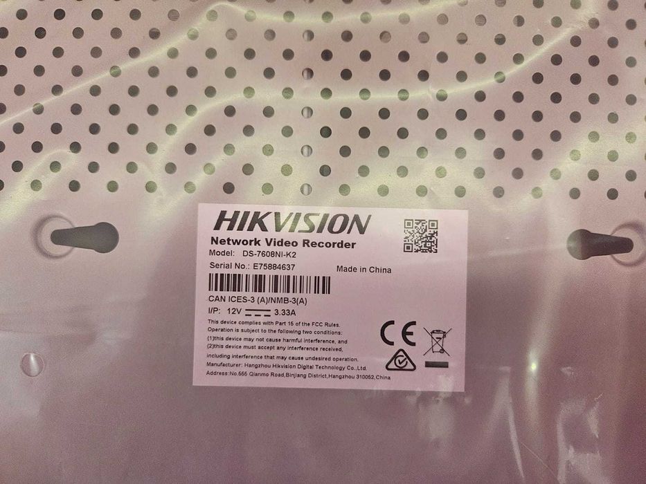 Сетевой видеорегистратор DS-7608NI-K2