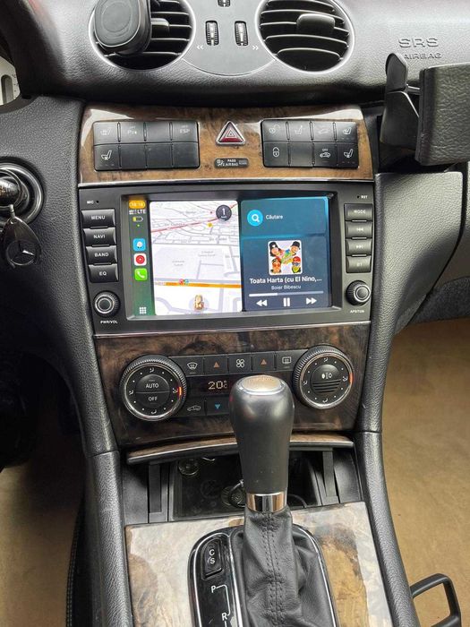 Navigație Android CarPlay Mercedes C Class W203, CLK W209 2001-2007