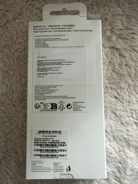 Card slot case - Husa Samsung A14