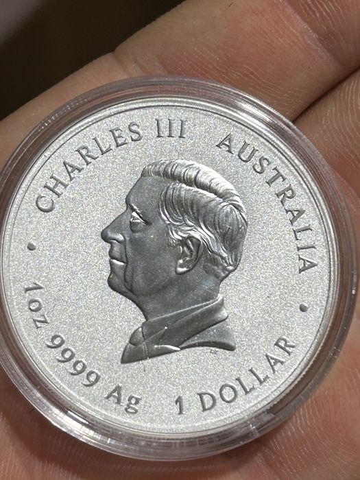 Сребърна монета 1 унция Австралийски Лунар кон