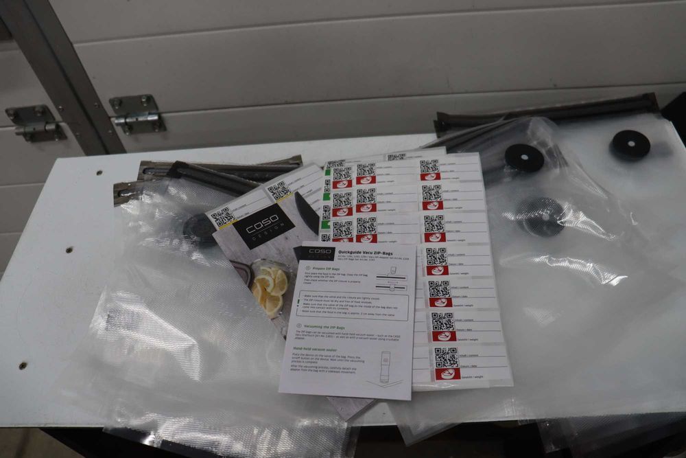 Комплект от пликове вакуумране за многократна употреба CASO Vacu ZIP