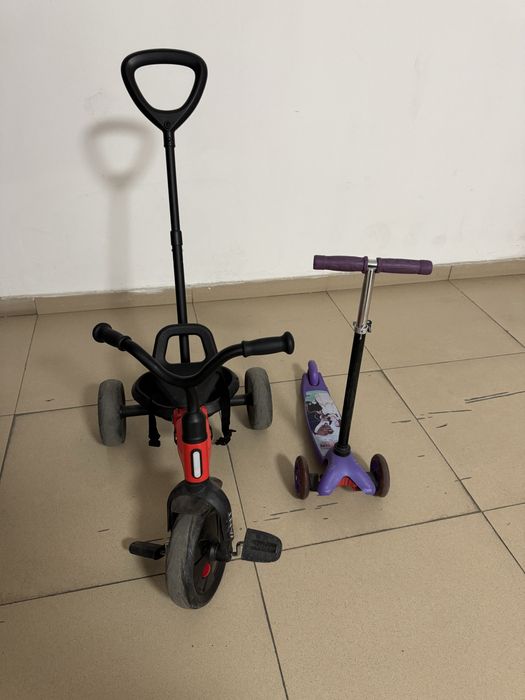 Ведосипед и самокат