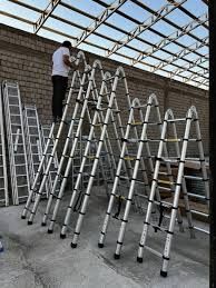 Лестница стремянка телескопическая