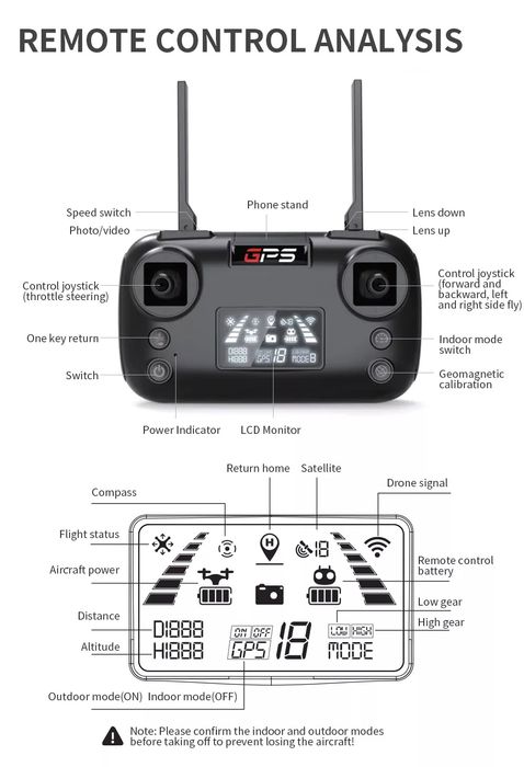 Drona  Camera electrica 4K ,Gimbal axe,D 1200m,Zbor 35 min,GPS,5G,Noua