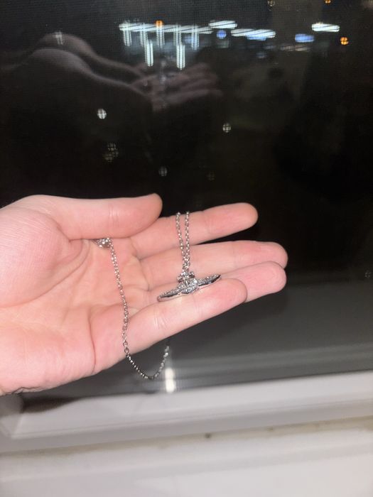 Lant Vivienne Westwood Iced Out Orb Necklace 50cm