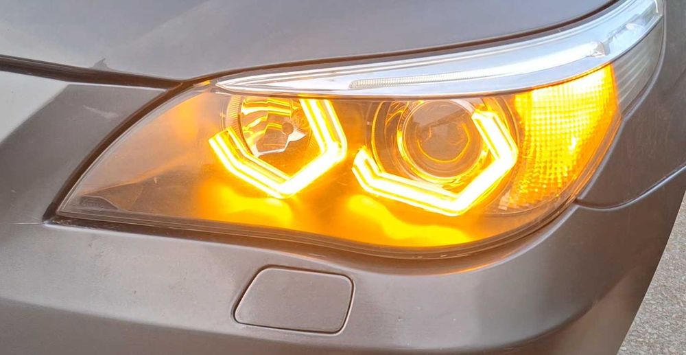 E60 - E61 BMW xenon dynamic drive фарове - лед