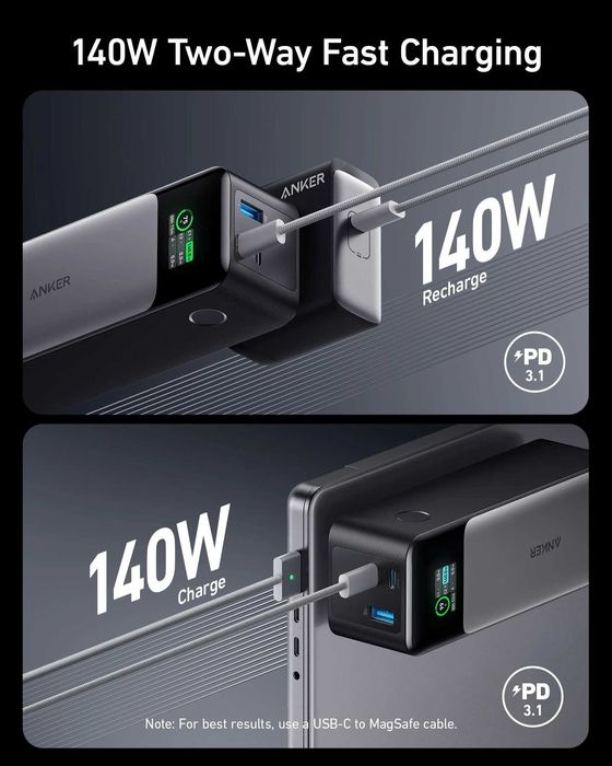 Anker 140w Power Bank 24000 мАч Fast Charging 140w. Есть доставка