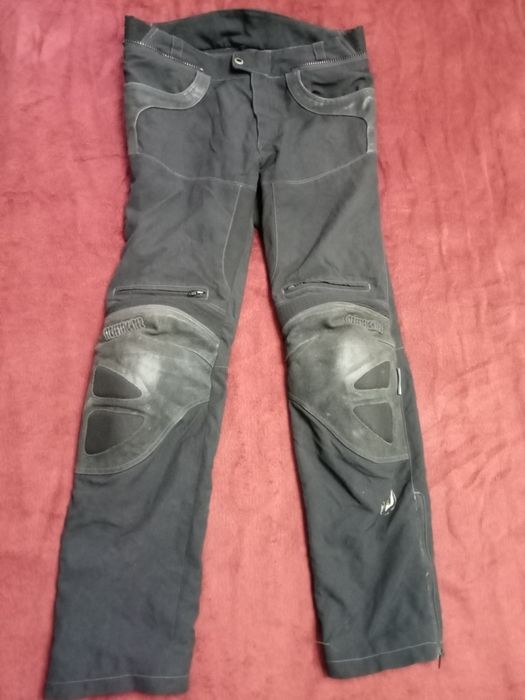 Pantaloni moto textil cu protecții, mărimea 52