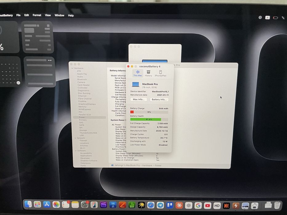 Macbook Pro 16” 2019