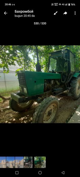БЕЛАРУС 80 ТРАКТОР атлична састияна нахаду юриб турибди .