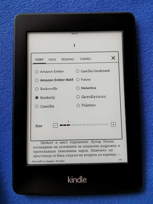 четец Kindle Paperwhite 6 Gen. с подсветка