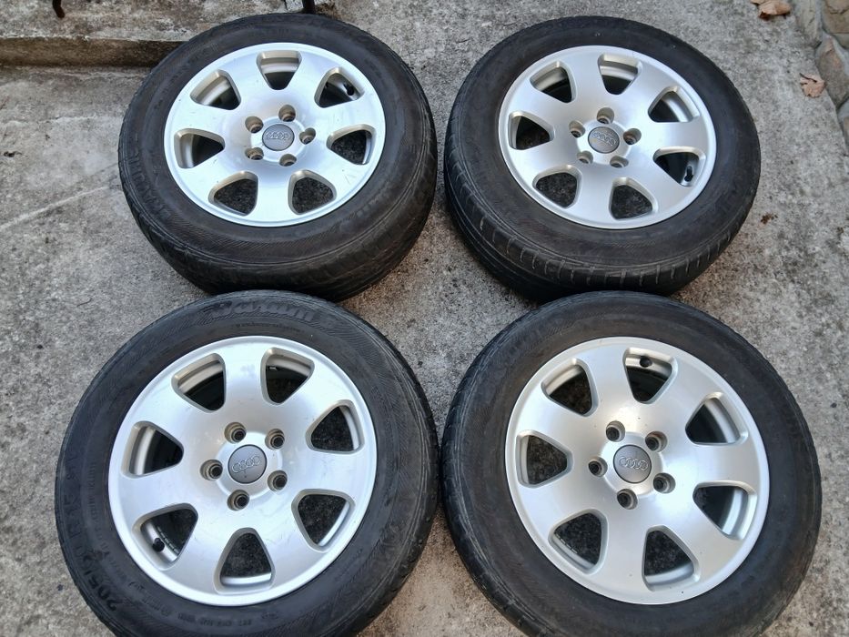 Оригинални Алуминиеви джанти 15цола за AudiA3.A4.A6.vw Golf.5.6.passat.Touran.caddy. .5×112