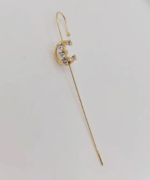 Серьги с полумесяцем