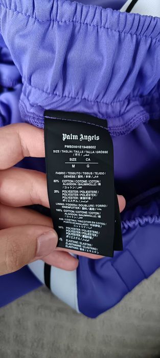 Palm angels track pants долнище на анцуг размер М в лилаво отлично състояние