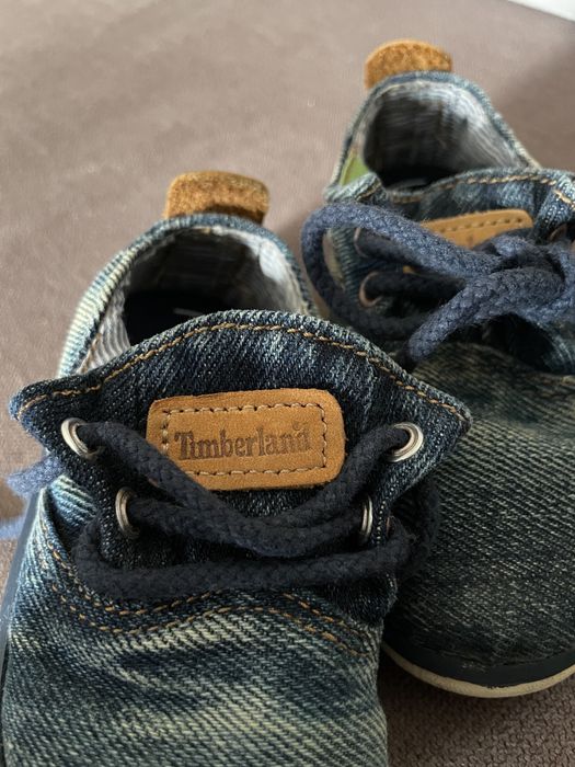 Нови дънкови бебешки обувки - Timberland