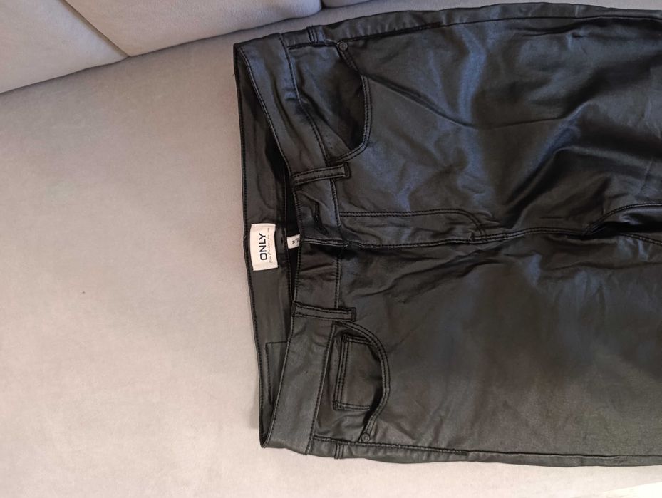 Кожен панталон only