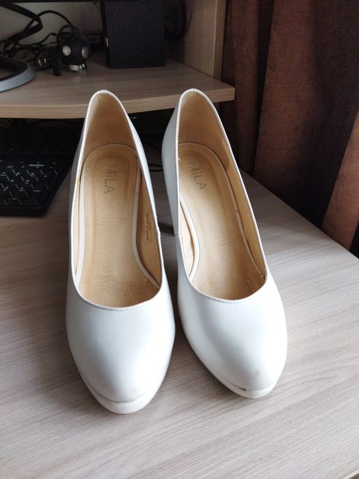 Туфли белые свадебные