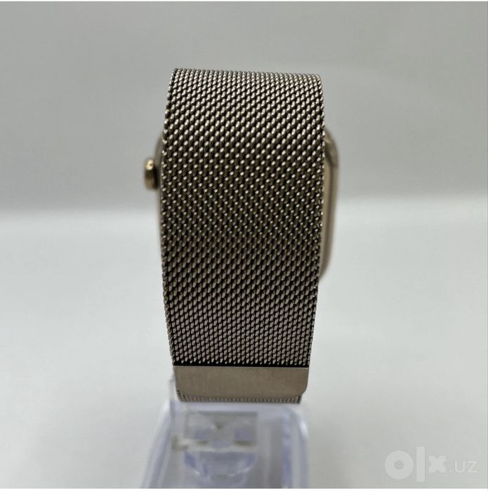 Apple Watch 10-46 Titanium Gold Milanese Loop