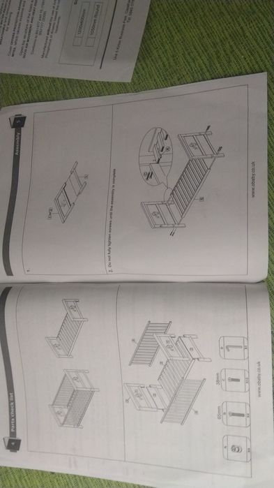 Бебешко легло Obaby Winnie The Pooh + матрак Obaby