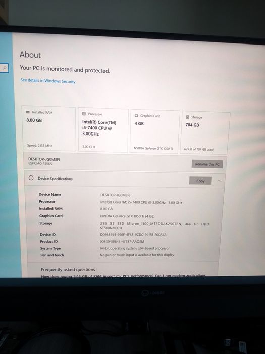 Sistem gaming low buget , detalii in anunt