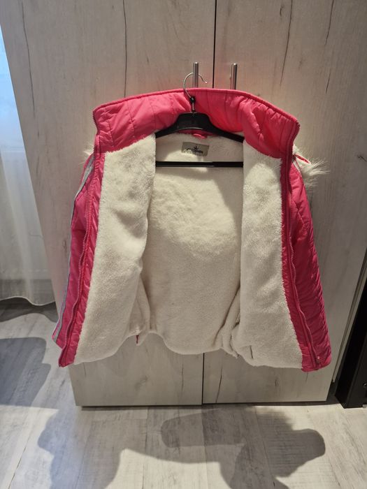 Geaca roz Foggy  superba