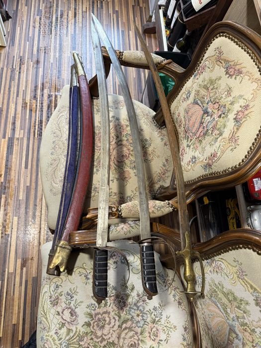 3 стари немски сабий за интериор