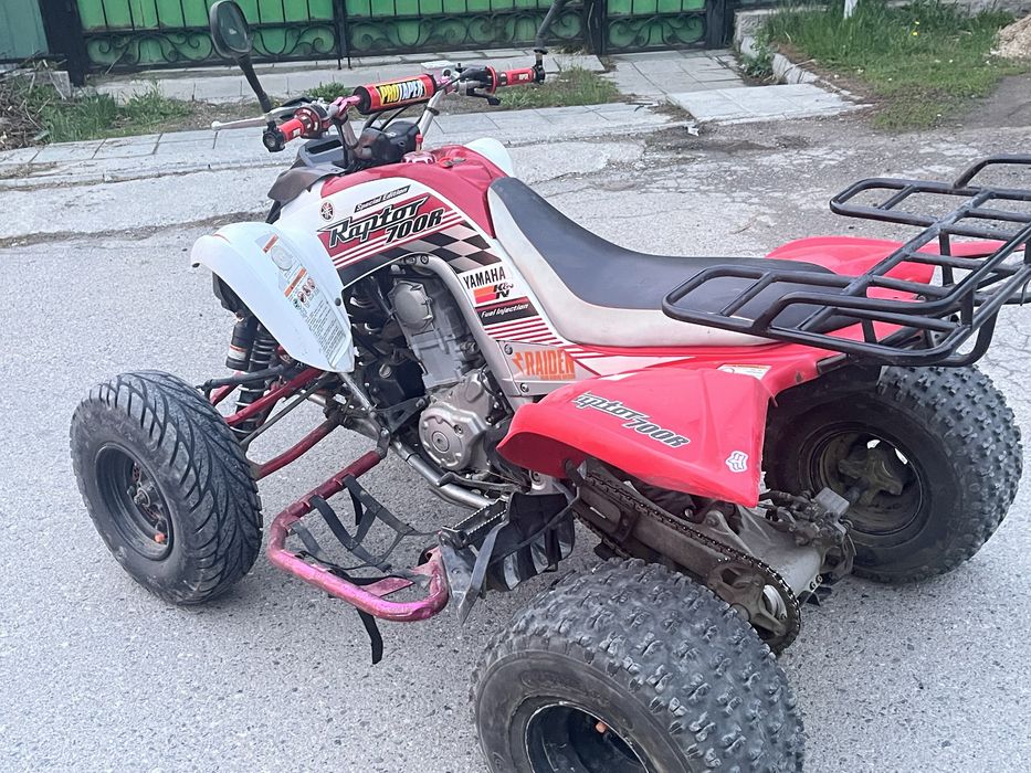 Квадроцикл yamaha raptor 700