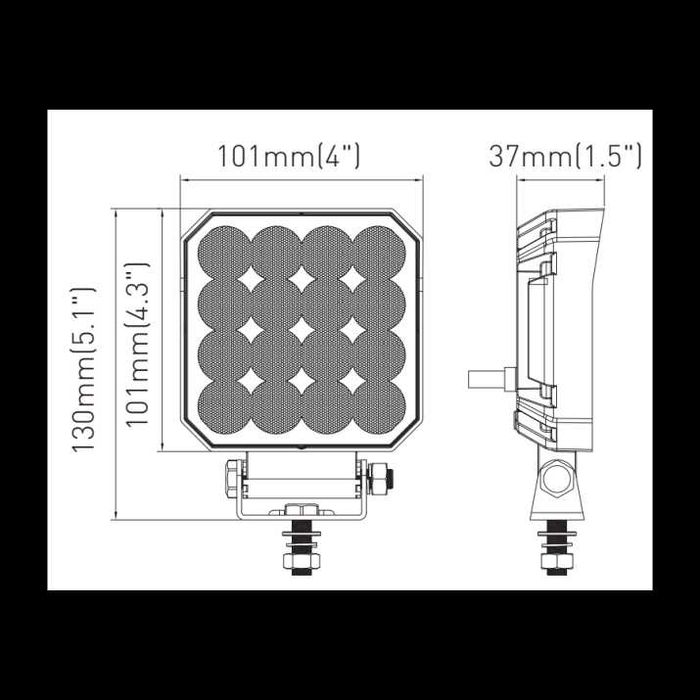 LED Халоген за задна светлина / Работна лампа 12-24V