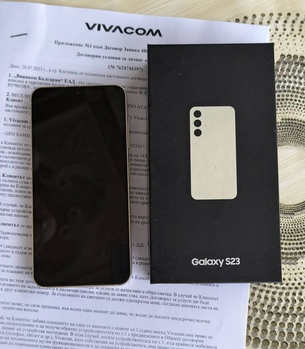 Samsung S23 ,128GB 8 ram гаранция 15м