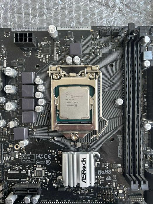 Kit Placa de Baza AsRock H410M-HVS + Procesor Intel Core I5 10400 2.9Ghz LGA 1200