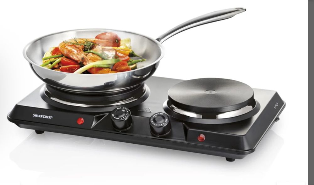 SILVERCREST Двоен котлон - 2500w - 18см и 15см