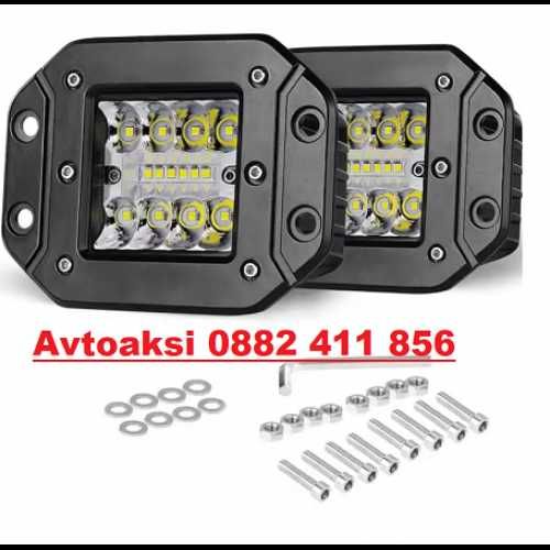 Диоден халоген за вграждане 48W LED 3 реда 12/24v-YF0630