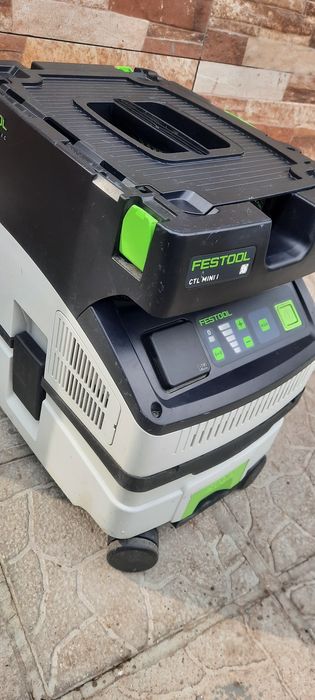 Прахосмукачка  Festool CTL MINI I Контакт Тупалка Отлично състояние като нова Дърводелство