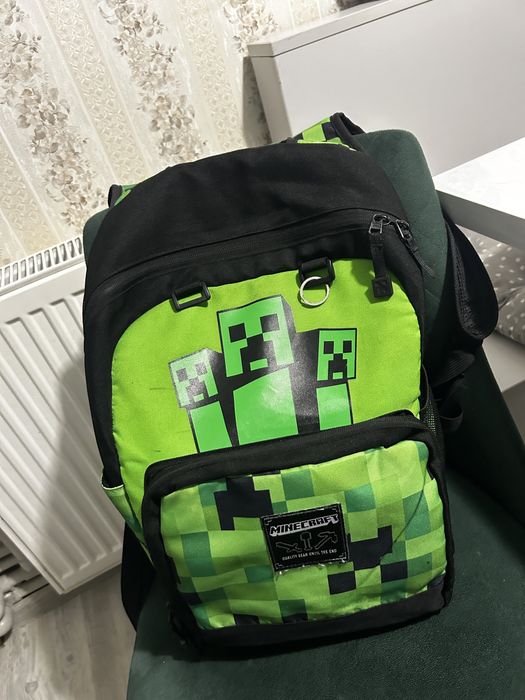 Ghiozdan școală minecraft