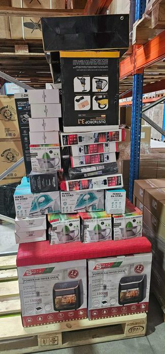 ЛОТ от нови  уреди - хладилник CANDY, Air Fryer, кафе машини