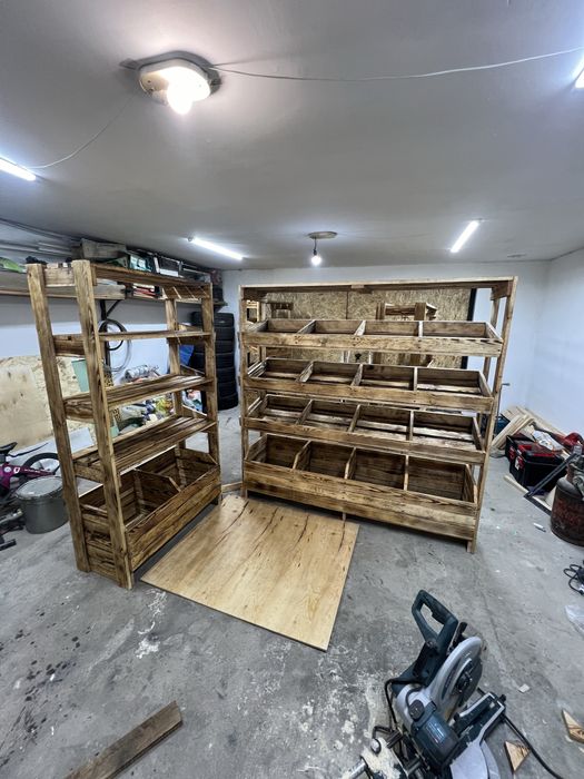 Овощные полки в Астане