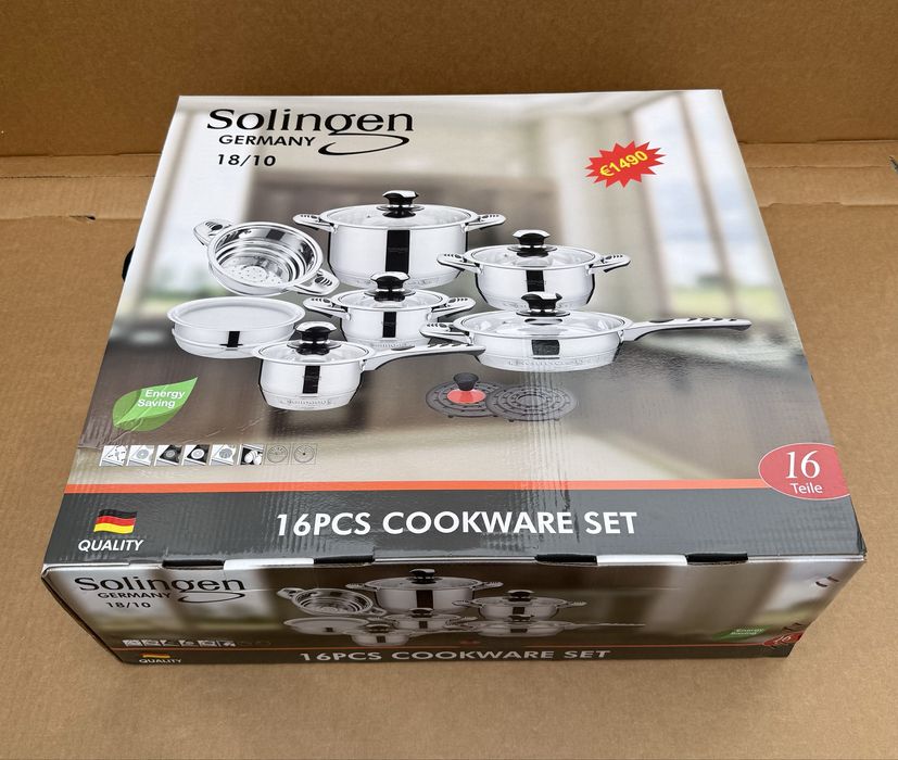 Комплект Тенджери 16части Solingen Germany