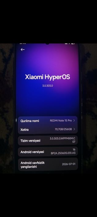 Redmi Note 15pro