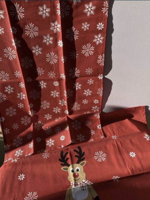 Set 2 panze decorative pentru masa, 100% bumbac, Avon
20