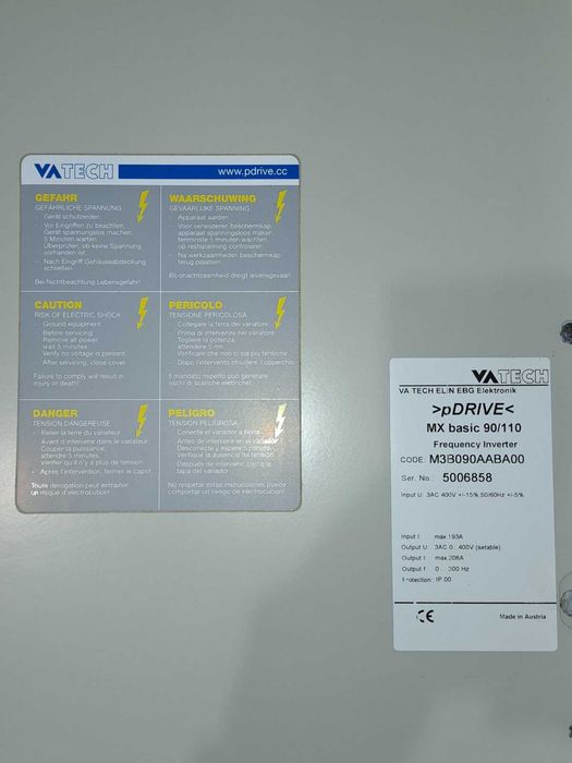 Честотен регулатор/инвертор pDrive 90kW