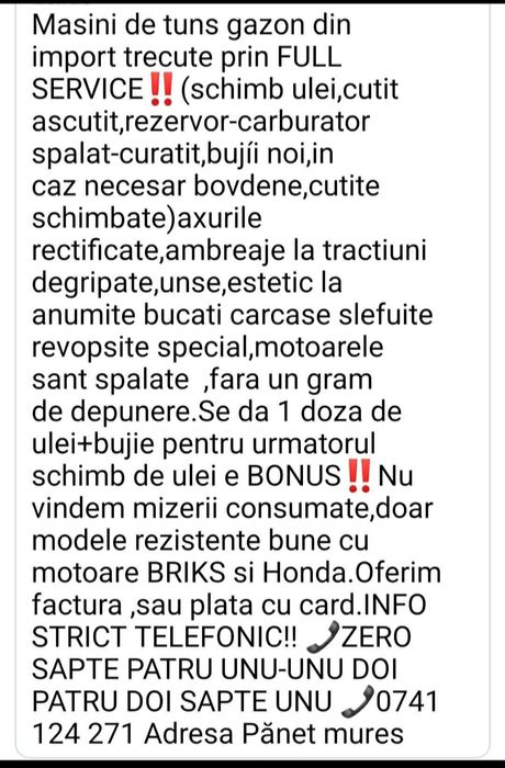 Masini de tuns gason din import