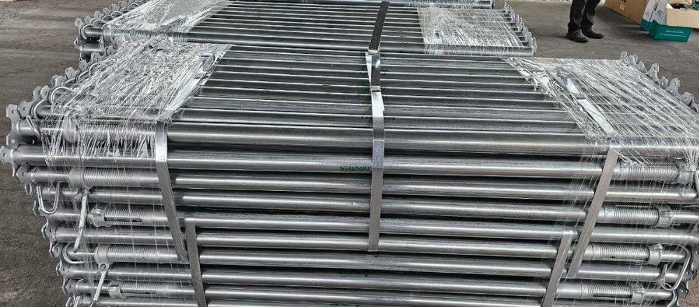 Домкрат телескопические стойки