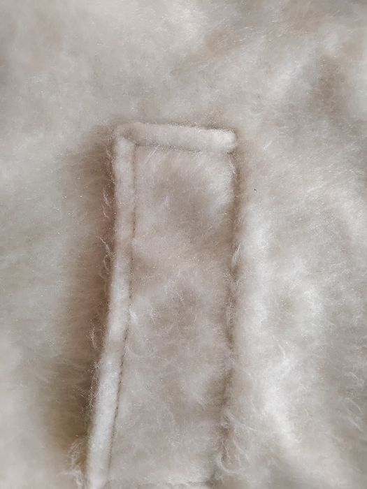 Палто в бял цвят рамер М/Л ново зимно уникален модел