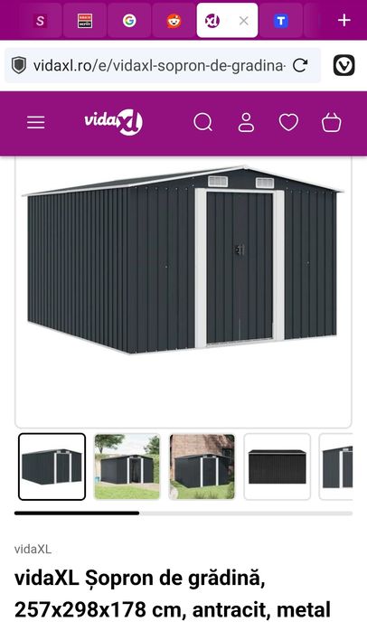 Casuta gradina pentru depozitare