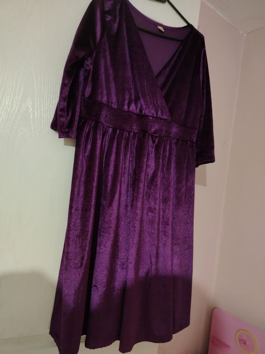 Rochie catifea mov