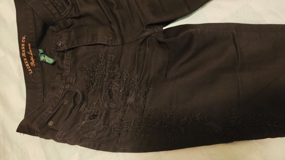 Дамски дънки с бродерия Ralph Lauren