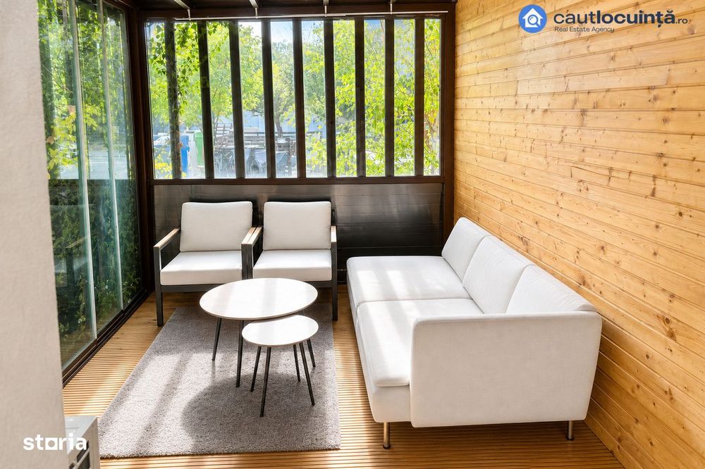 Apartament 3 camere, Greenfield Băneasa, parter, gradina proprie, parc