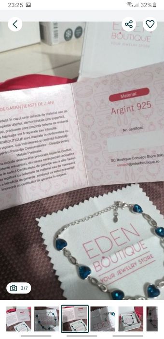 Bratara De Argint EDEN 925 Certificata