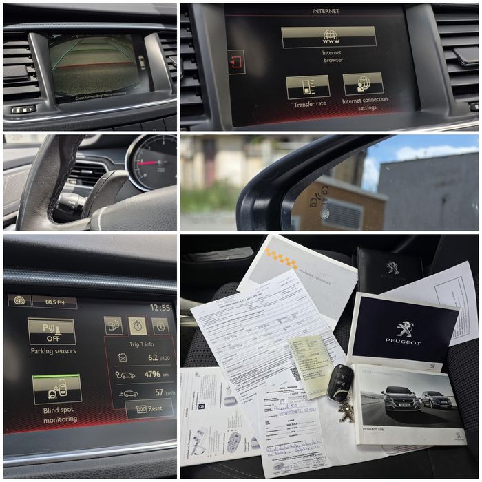 Peugeot 508 Automat - 06/2016 - 1.6 BlueHDI 120Cp Euro 6 - LED * Camera * Senzori * AndroidAuto/AppleCarplay